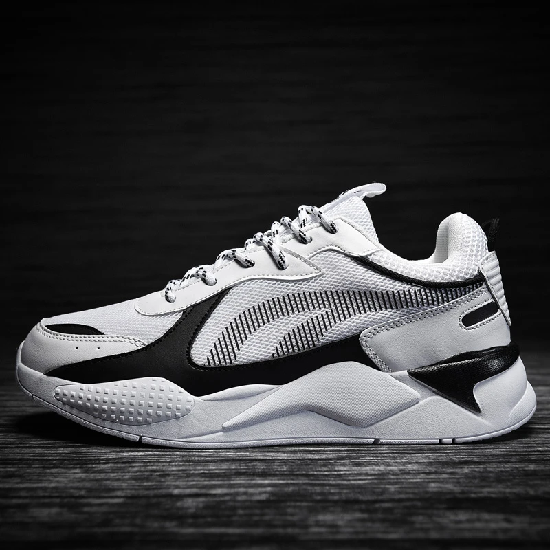 Мужские кроссовки на толстой платформе Вулканизированная подошва лоферы для