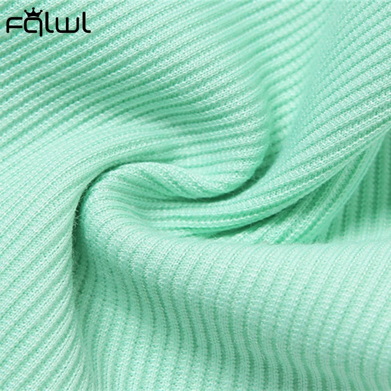 

FQLWL Summer Women Long Sleeve Hollow Out Patchwork Top Sexy Bodycon Ribbed Knitted Crop Top Ladies Club Party Cropped T Shirt