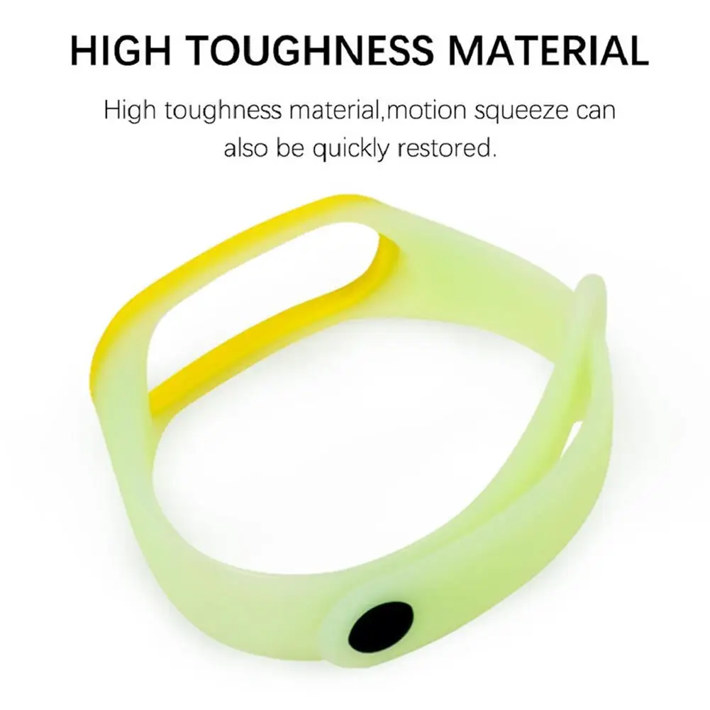 Светящийся силиконовый умный браслет высокого качества TPE модная прочность