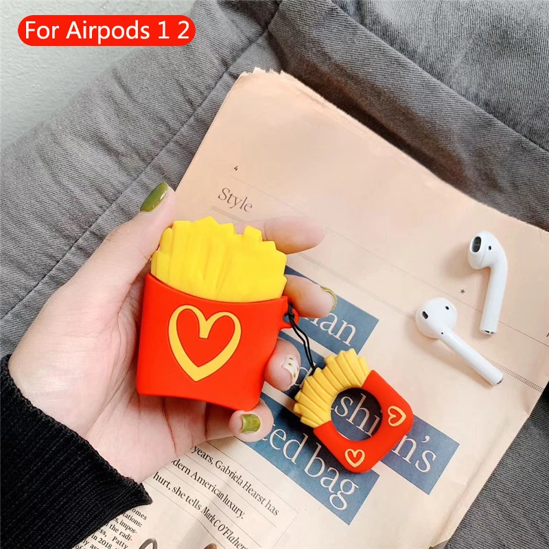 594 Милый беспроводной чехол для наушников с Bluetooth для apple airpods 2, силиконовая Мягкая коробка с рисунком молочного чая, аксессуары для airpods - Цвет: 594