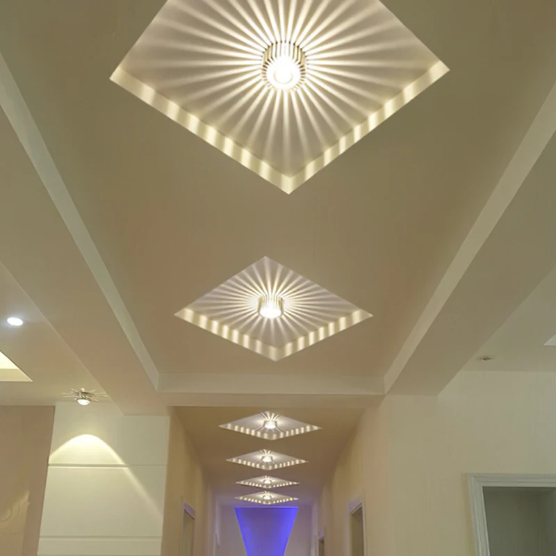 

LED Creative Wall Lights Novelty Ceiling Light For House Living Room Indoor Lighting Decoration Aluminum Sunflower Ceiling Light