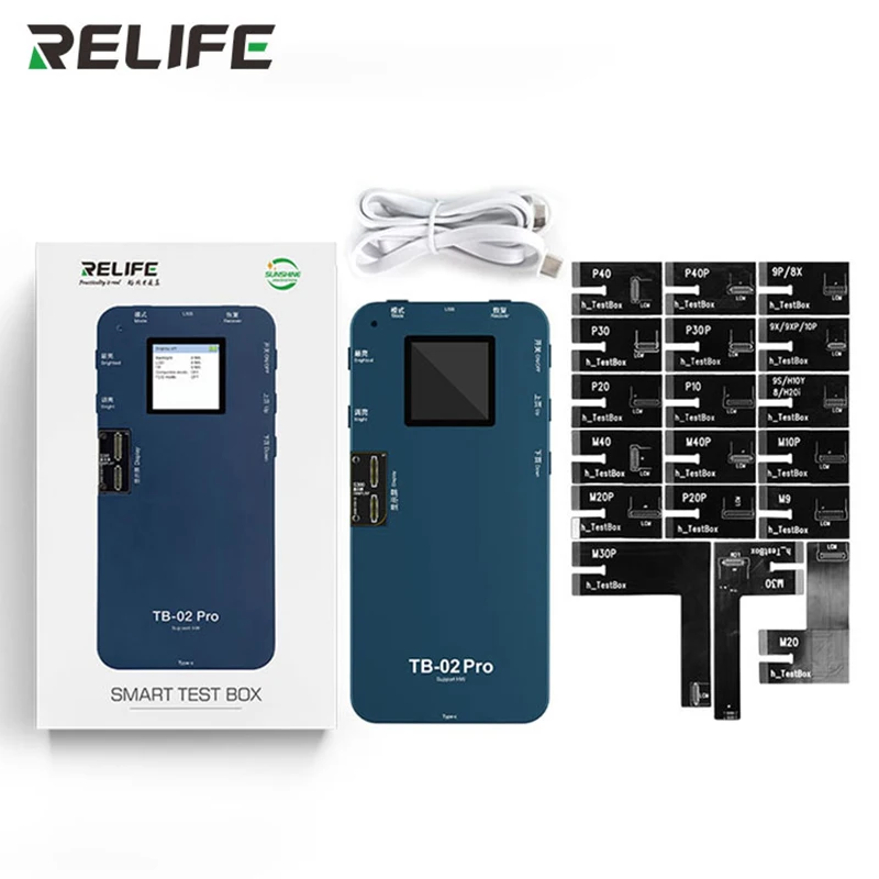 Тестер RELIFE TB 02 Smart IPHONE HW с ЖК-экраном тестирование дисплея HUAWEI touch может быть