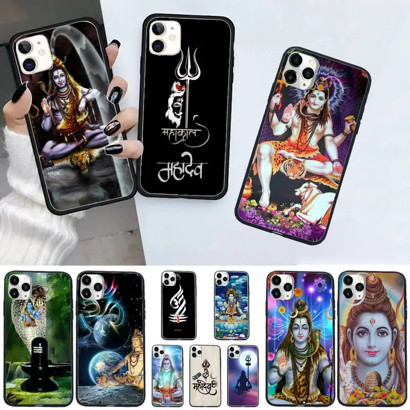 

Lord Shiva Hindu God Buddha India Phone Case For iphone 12 11 13 7 8 6 s plus x xs xr pro max mini shell