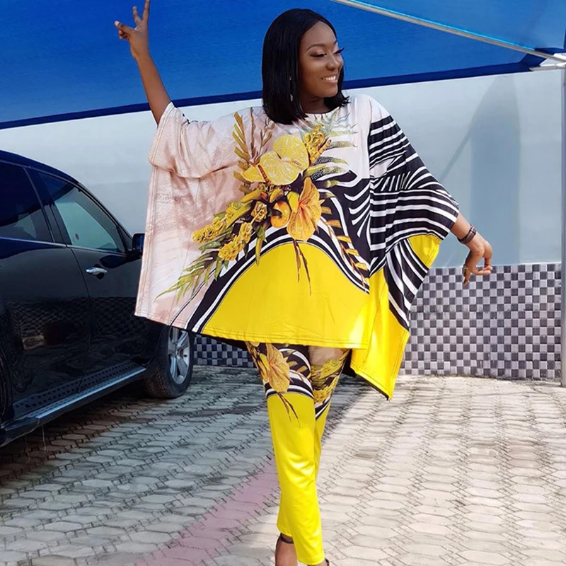 

Женское платье большого размера Африканское платье Boubou, Африканское платье для женщин свободного размера с вышивкой, длинное Африканское п...