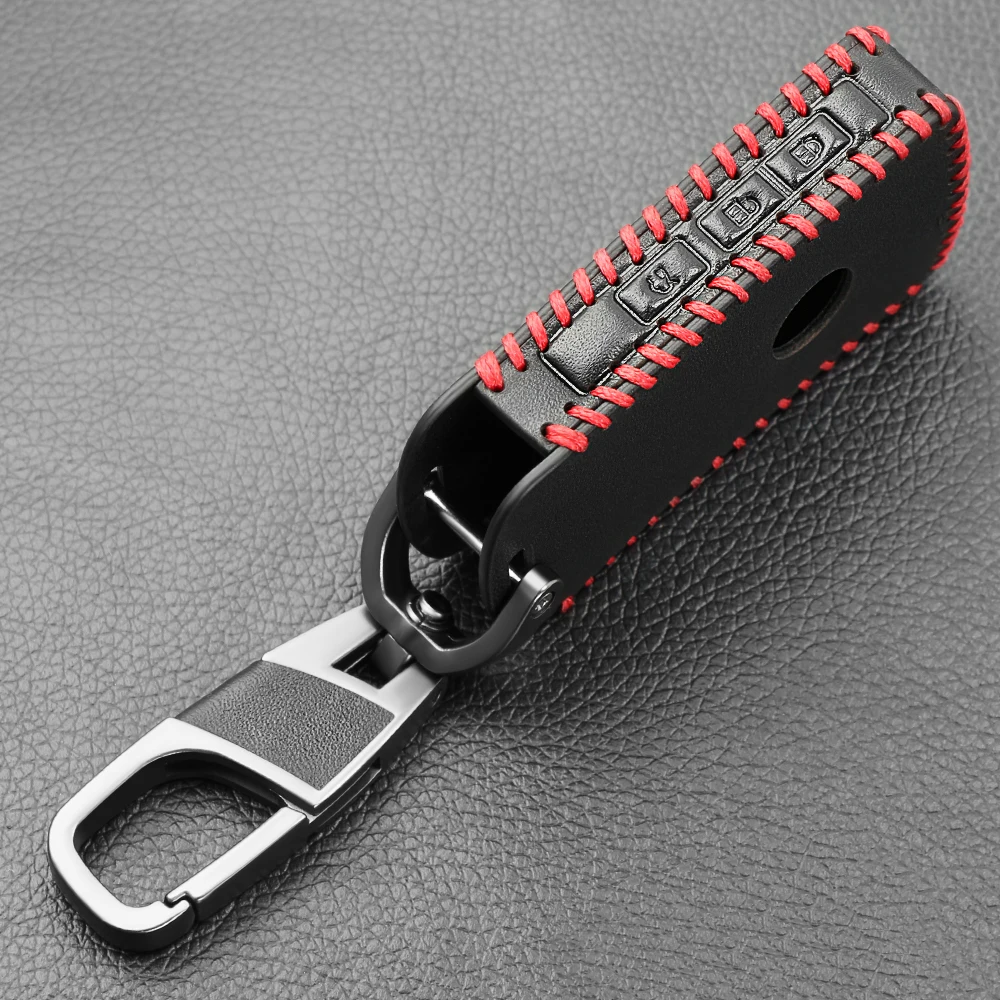 Чехол из натуральной кожи чехол для автомобильного ключа держатель крышки Mazda 3