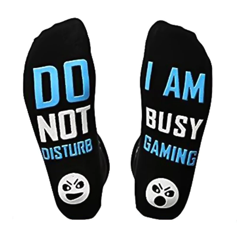 Оригинальные носки с надписью забавные унисекс Не беспокойтесь Я занят для