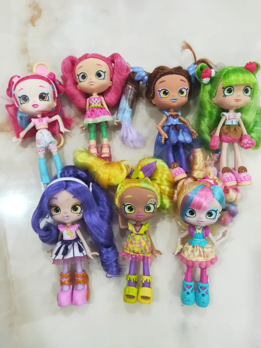 

Shopkins Shoppies S7 Lolita Pops Shoppie Dolls Serie Doll Party Toy Fashion figure model baby girl Christmas gifts