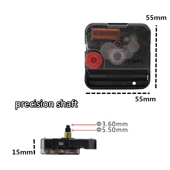 10 компл./лот тихий кварцевый механизм синие стрелки набор деталей комплект для