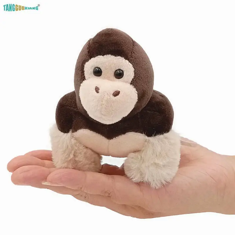 Оптовая продажа 10 см Маленькая подвеска в виде орангутана интерьер King Kong мягкие
