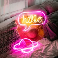 led neon light signs room wall decoration neon sign 13 to18 inch for living room usb valentines day atmosphere led neon sign