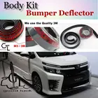 Передний спойлер для TOYOTA, комплект для тюнинга и защиты от царапин, с клейким корпусом и юбкой-полосой