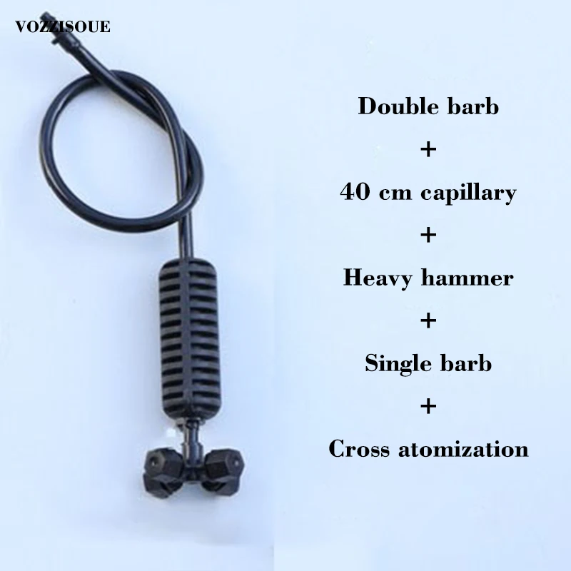 3PCS Горячая 3 шт. подвесная анти-капельная насадка распылителя с перекрестным распылителем Насадка противотуманная вода SprayTo парниковый капельный ороситель распылитель водяной туман - Цвет: 3PCS