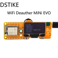wifi deauther mini evo esp8266 with 1 3 oled development board real time clock adjustable 1set