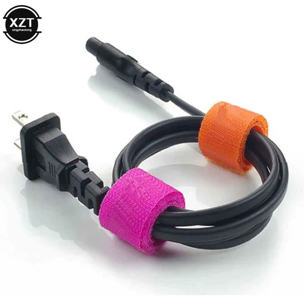 50 шт. цветной органайзер для кабелей держатель USB-зарядка | Электроника