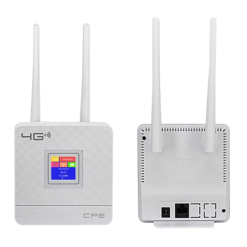 Портативная точка доступа Cpe903 3G 4G Lte Wi-Fi роутер с портами Wan/Lan две внешние антенны