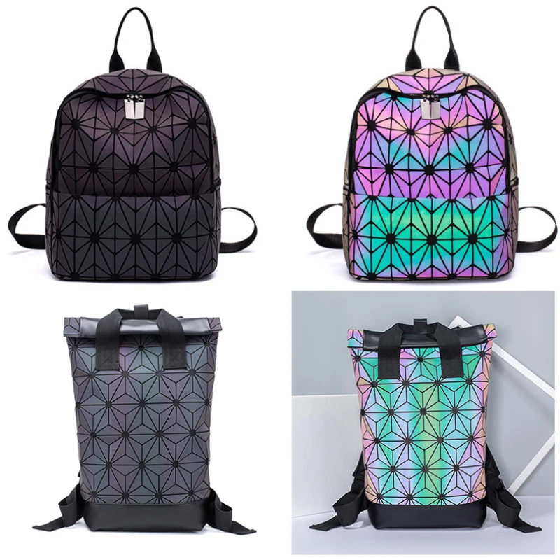 Модные светящиеся рюкзаки брендовые новые женские и мужские для ноутбука