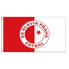 Чешская Республика Sk Славия Прага Fotbal флаг 120x180 см 90x150cm