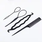 4 шт.компл. Волшебные заколки для волос, приспособление для плетения кос, сделай сам, парикмахерские инструменты, инструменты для укладки, аксессуары для парикмахера, аксессуары для парикмахерской