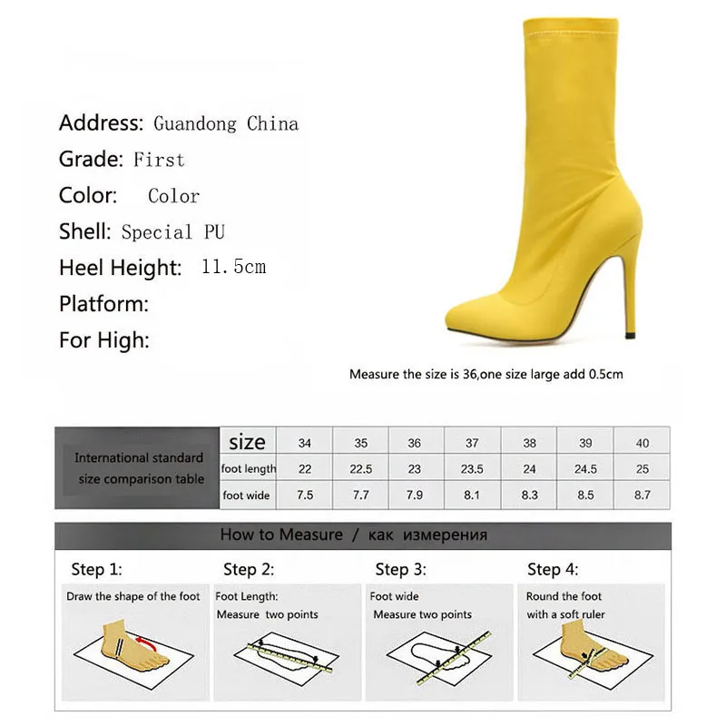 Обувь с леопардовым принтом Женские красные Стрейчевые сапоги острым носком