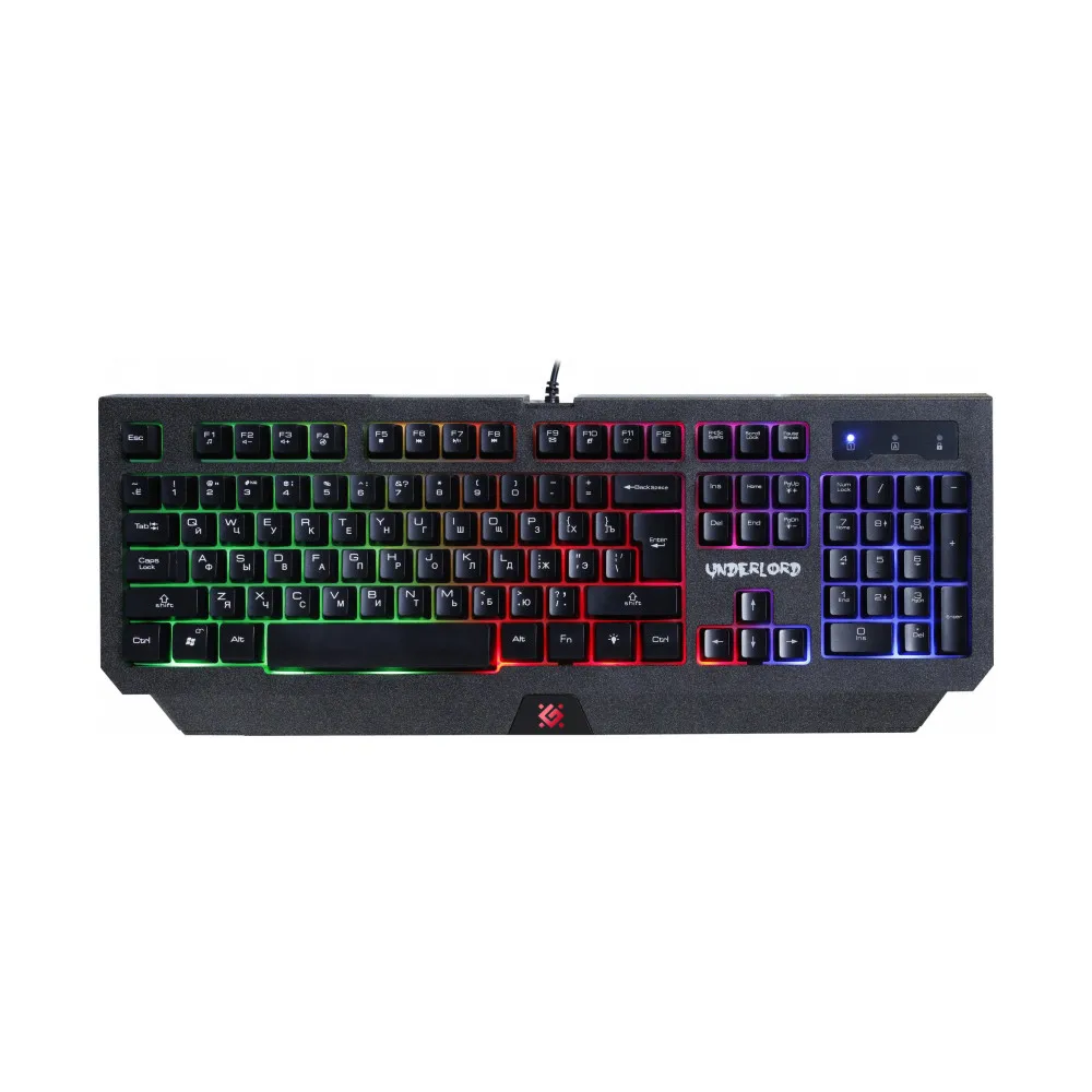 Клавиатура DEFENDER USB UNDERLORD GK 340L RU 45340|Клавиатуры| |