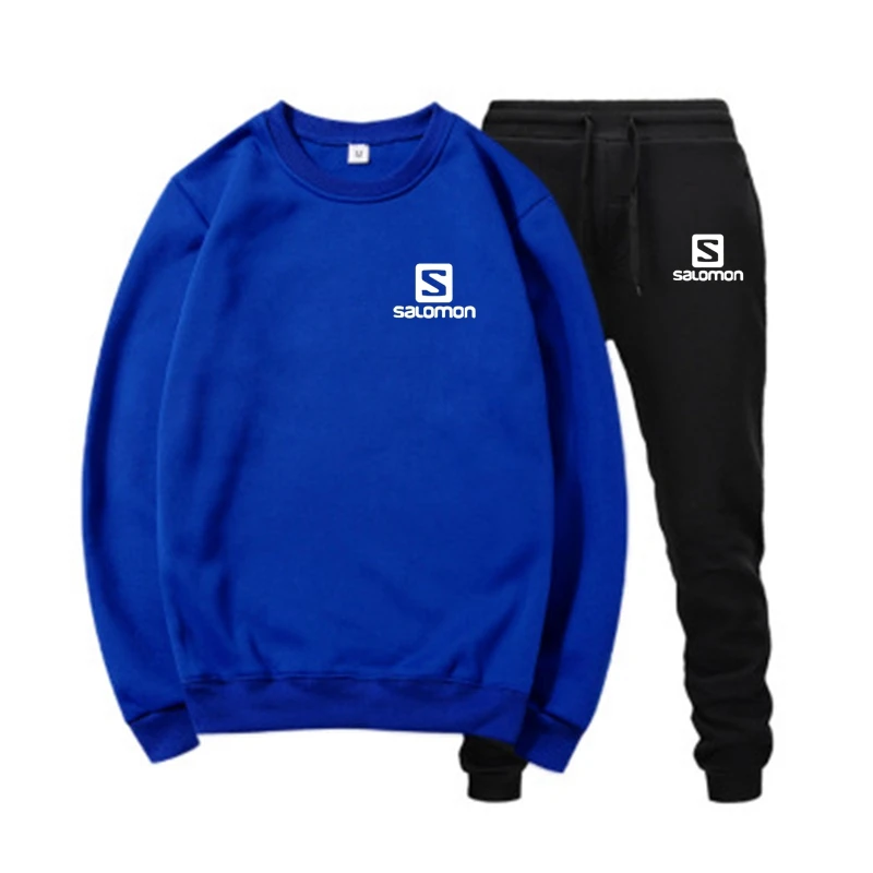 

Spring Autumn Men Hoodies Sportwear Fashion 2021 Brand Casual Tracksuit Mens Set Sports Two Piece Stripe Hoodie Pant Male Sets