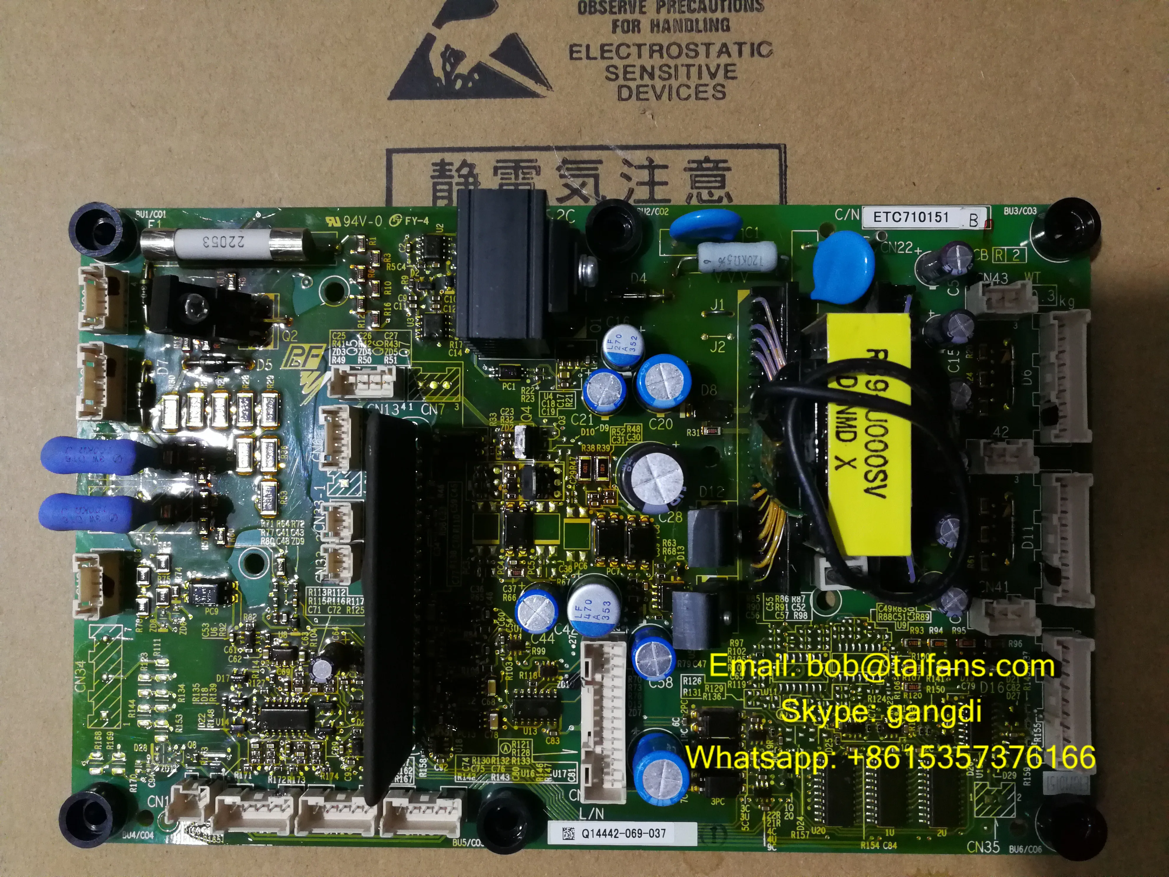 Оригинальная новая плата драйвера питания инвертора серии A1000 90/110 кВт ETC710151 ETC710151B