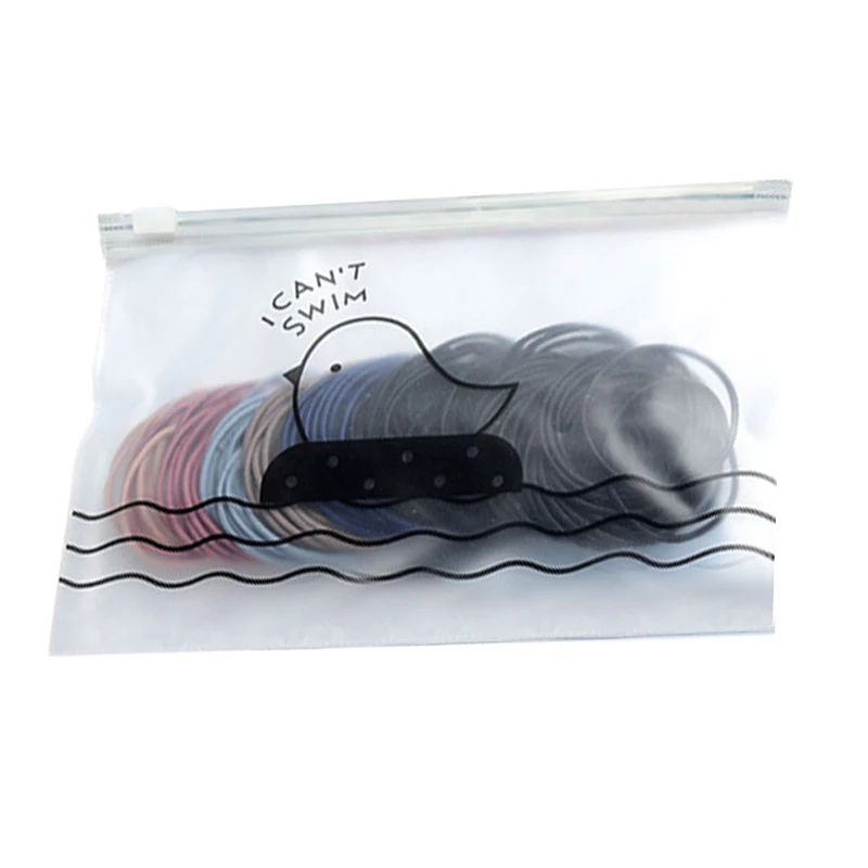 50/100 шт. элегантный Для женщин резинки для волос хвост держатель резинка для волос, обтянутая тканью; держатель резинка для волос резинка повязка на голову, модные аксессуары для волос