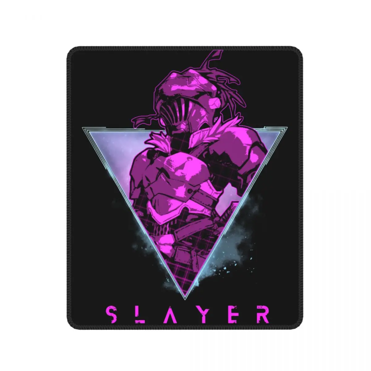 

Goblin Slayer Retro Vintage Mouse Pad 80s Anime with Locking Edge MousePad Rubber Computer Keyboard Desk Pad