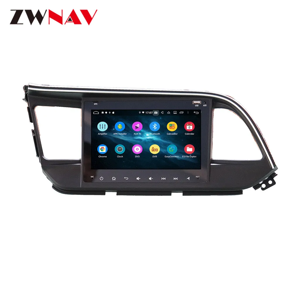 10 1 &quotAndroid 9.0 4 + 64G DSP радио автомобиля без DVD-плеера GPS-навигация для Hyundai Elantra 2015-9 0