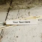 12x70 мм Хлопок с логотипом или текстом шитье аксессуары Этикетка, бирки для вязаных изделий, на заказ, персонализированная, технические, Подарочные бирки