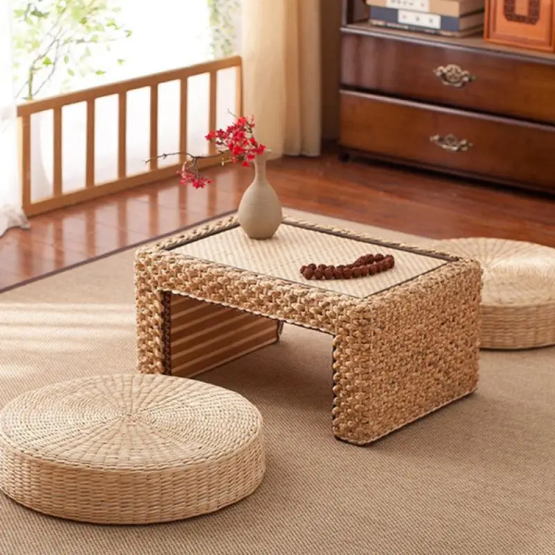 

Round Floor Pillow Buckwheat Straw Cushion Tatami Meditation Floor Mat Yoga Tea Ceremony Meditation Pad Decor Coussin Cojines