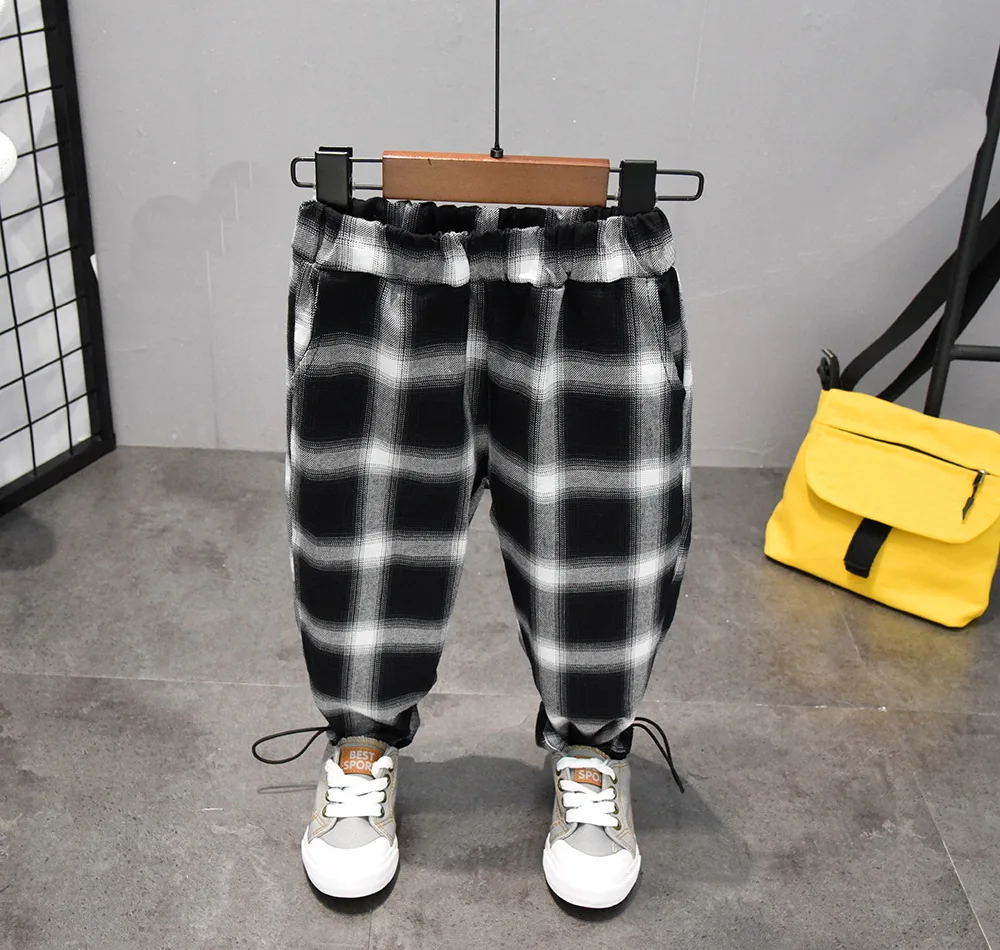 

Summer Toddler Baby Boy Clothes Cartoon Cute T-Short, Vest Tops and Plaid Pants 3Pcs Oitfits Cotton Casual Clothes 2-7Years