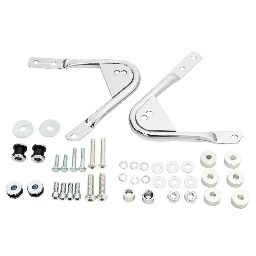 Motorcycle Two Up Luggage Rack Docking Hardware Kit For Harley Touring Electra Street Glide Classic FL 1997-2008 Detachable | Автомобили и