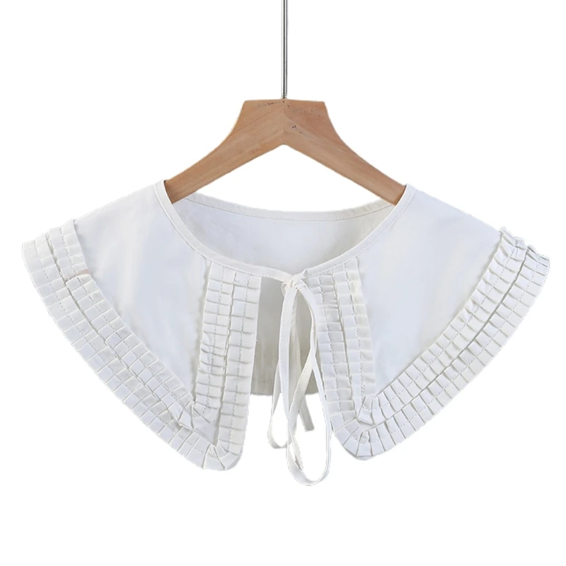 

Новый искусственный воротник, плечевой кукольный воротник, съемный воротник рубашки, аксессуары для женской одежды G5AE