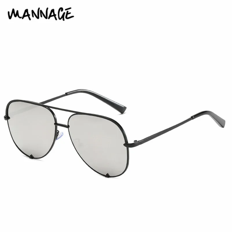 Солнцезащитные очки авиаторы мужские в металлической оправе Классические