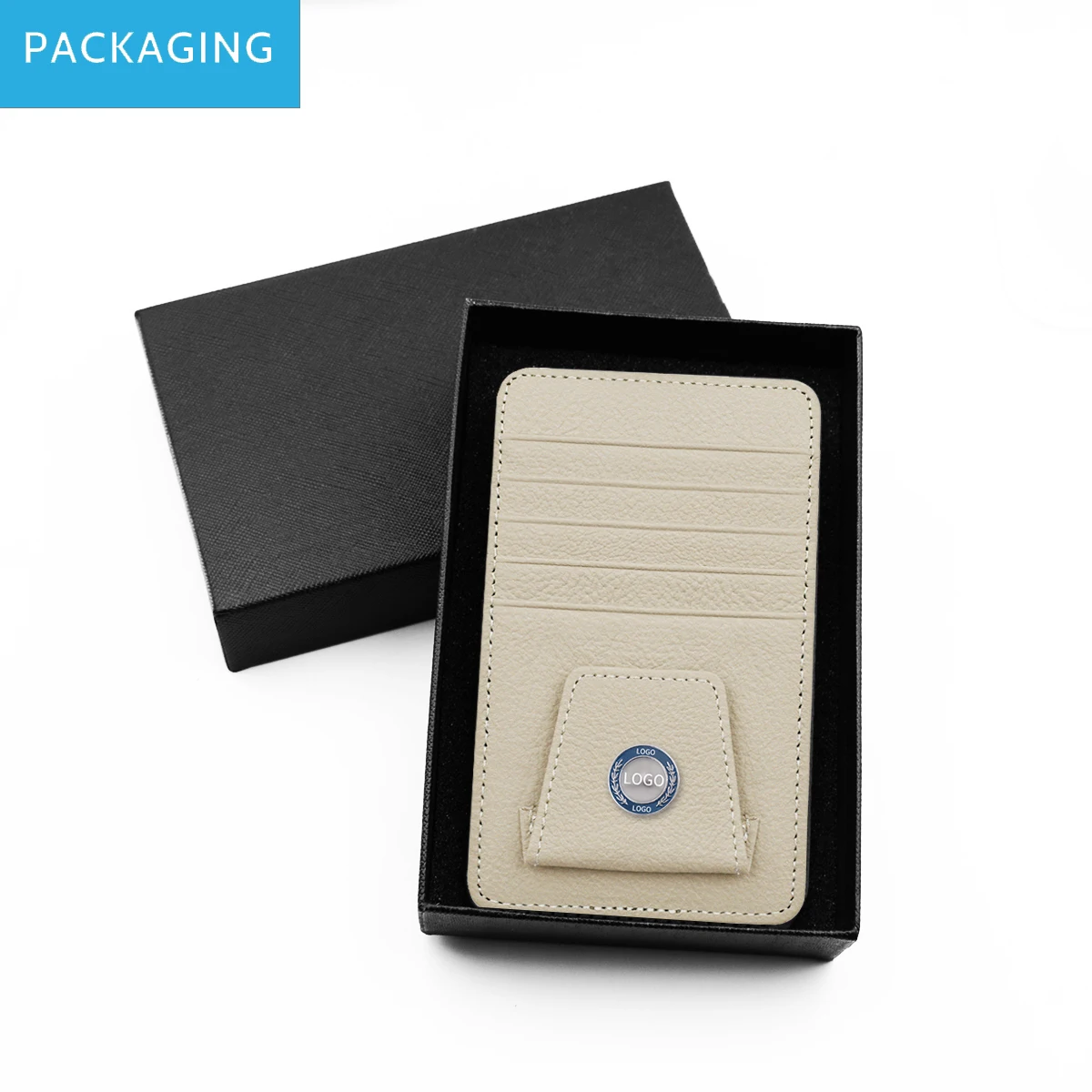 

Car Logo Sun Visor Card Case for Mercedes Benz Emblem Sunshade Storage Bag Sunglasses Pen Clip Holder Organizer Auto Styling New