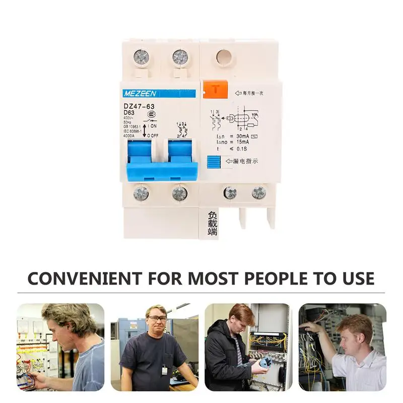 

1pc Switch Protector Leakage Breaker Circuit Breaker Protector Breaker Machine Home