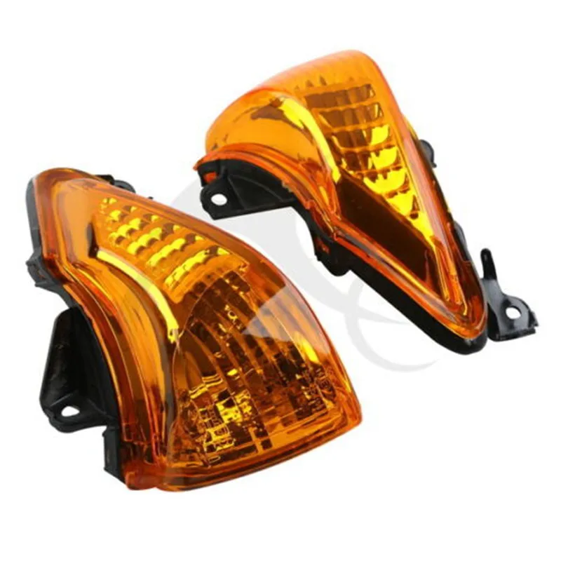 

Motorcycle Turn Indicator Signal Winker For Kawasaki ER6N ER6F ER6R 2009-2011 2010 Black/Clear/Orange Lens hot
