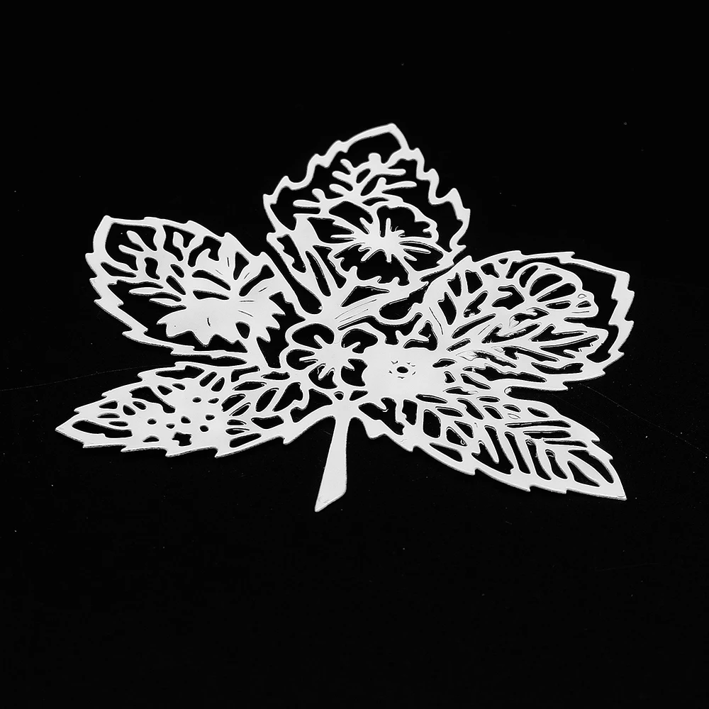 Штампы для скрапбукинга с кленовым цветком крафт высечка карт тиснение трафарет