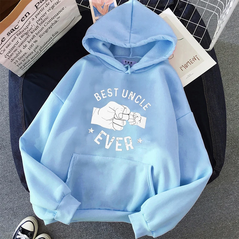

The Best Uncle Ever For Uncles Funny Gift Men High Quality long sleeve man sweatshirt hoodies autumn/winter oversize Top