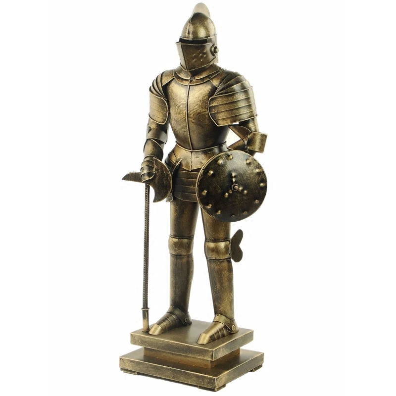 Günstig ALTE ROM ORNAMENT SKULPTUR MITTELALTER CHARAKTER STATUE KALTGEWALZTE BLATT HANDWERK GERECHTIGKEIT KRIEGER FIGUREN HOME DECORR1307