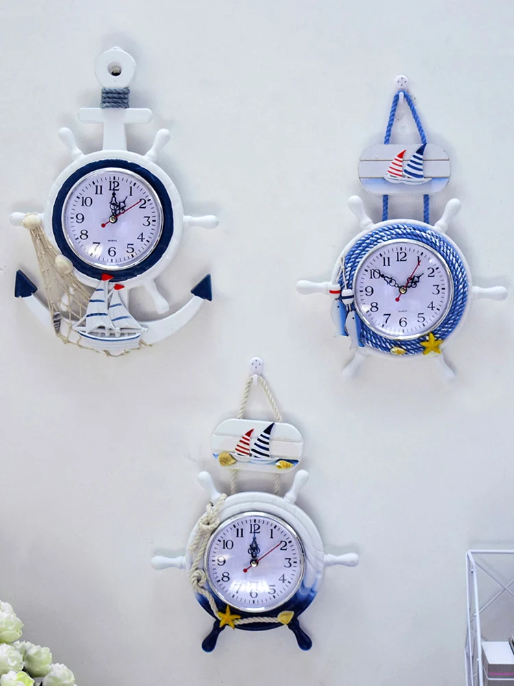 Бесшумные настенные часы креативные деревянные кухонные для детских комнат