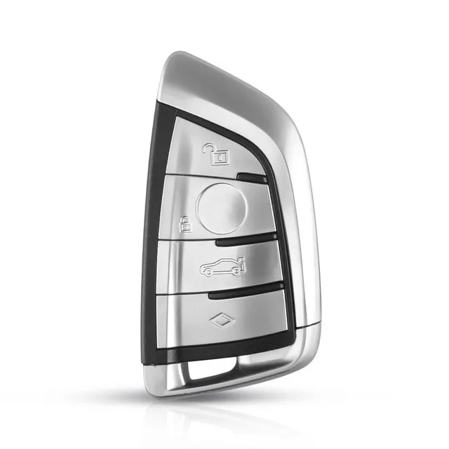 RIOOAK 4 кнопки Чехол для автомобильного смарт ключа чехол BMW Возраст 1 2 3 5 6 7 серии F X1