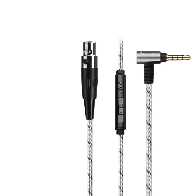 Фото Нейлоновый аудиокабель OCC с микрофоном для наушников Beyerdynamic DT1990 PRO DT1770 PRO DT 700 Pro X DT 900 Pro X №2