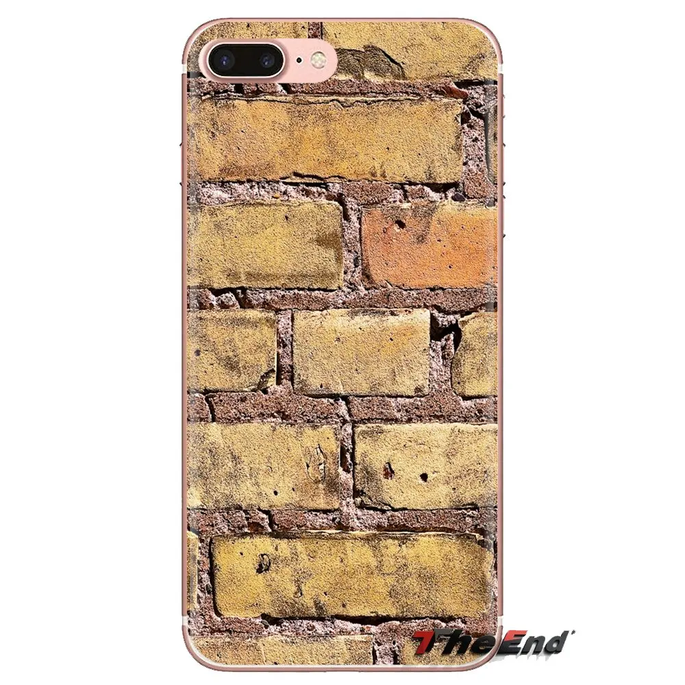 Для Xiao mi 6 A1 Max x 2 5X 6X Red Note 5 5A 4X 4A A4 4 3 Plus Pro текстуры обои кирпич прозрачный мягкий