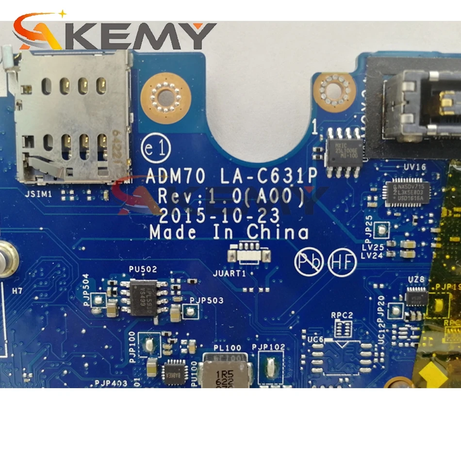 CN-0C0NC4 0HCP0K Mainboard FOR DELL Latitude 5470 E5470 Laptop Motherboard With I5-6200U/6300U LA-C631P 100% Fully Tested | Компьютеры и