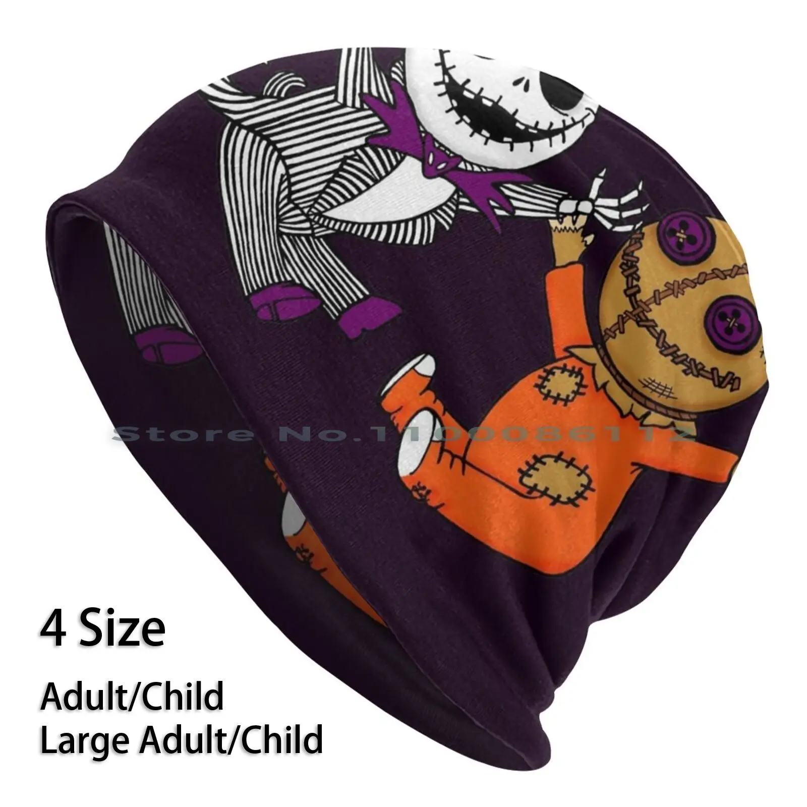 

Halloween Kids Beanies Knit Hat Halloween Tim Burton Horror Nightmare Before Christmas Trick R Treat Sam Trick R Treat Movie