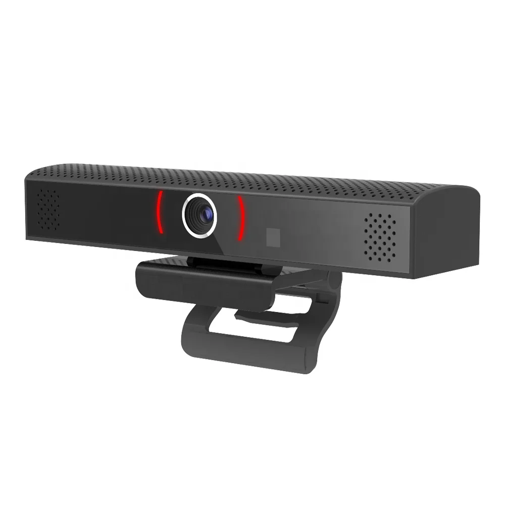 

90 degree wide angle all in one design 1080p HD video conferencing camera and microphone