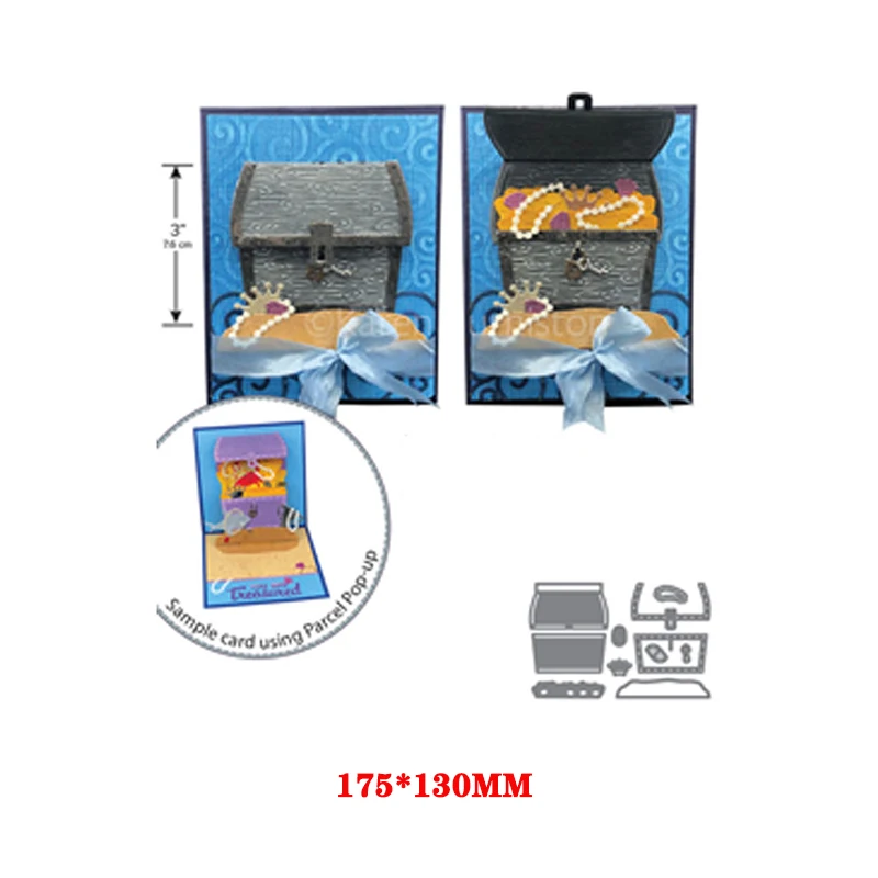 

Hot Foldable Assemblable Bag Greeting Card Metal Cutting Dies Embossing Scrapbooking Stencil Craft Cut Dies for Diy Card Stencil