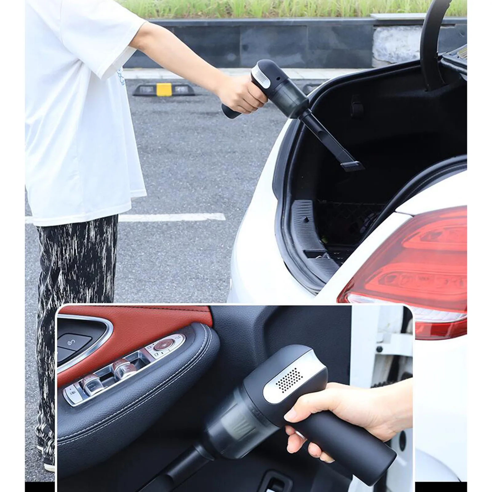 

Wireless Car Vacuum Cleaner Cordless Handheld Auto Vacuum Home & Car Dual Use Mini Vacuum Cleaner With Built-in Battrery #Z